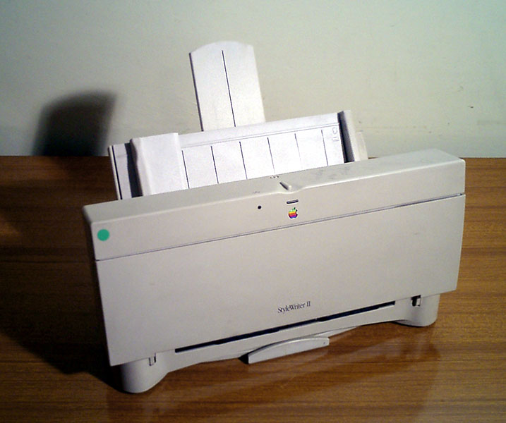 The first day we printed something in Mac OS X
